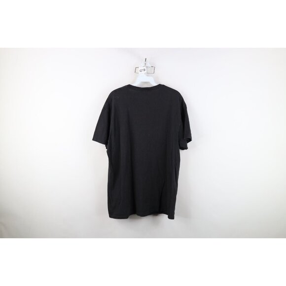 Vintage Y2K Harley Davidson Mens Medium Faded Satan Devil Motorcycle T-Shirt - Picture 12 of 14